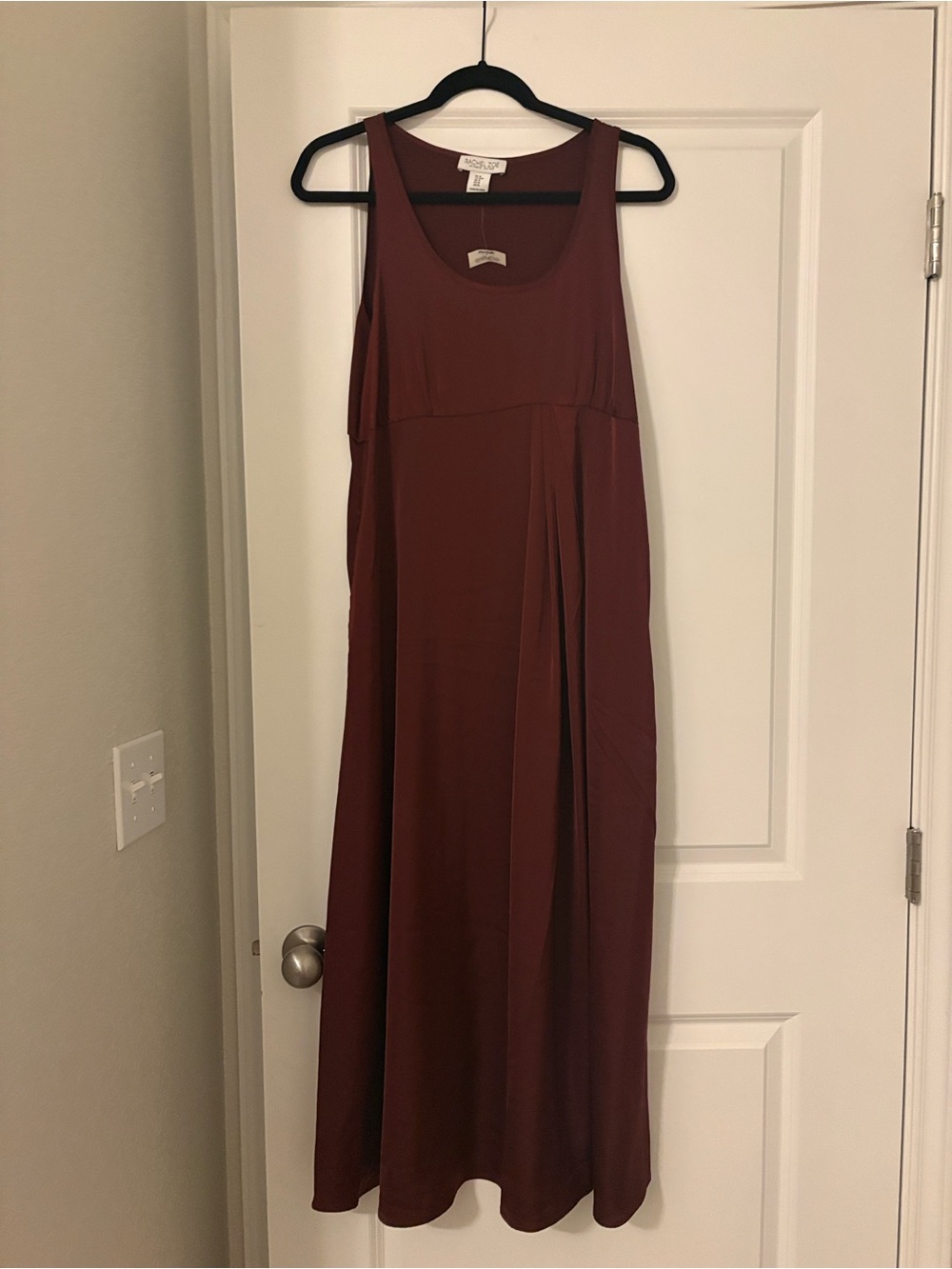 Rachel Zoe Sleeveless Maxi Dress in Burgundy